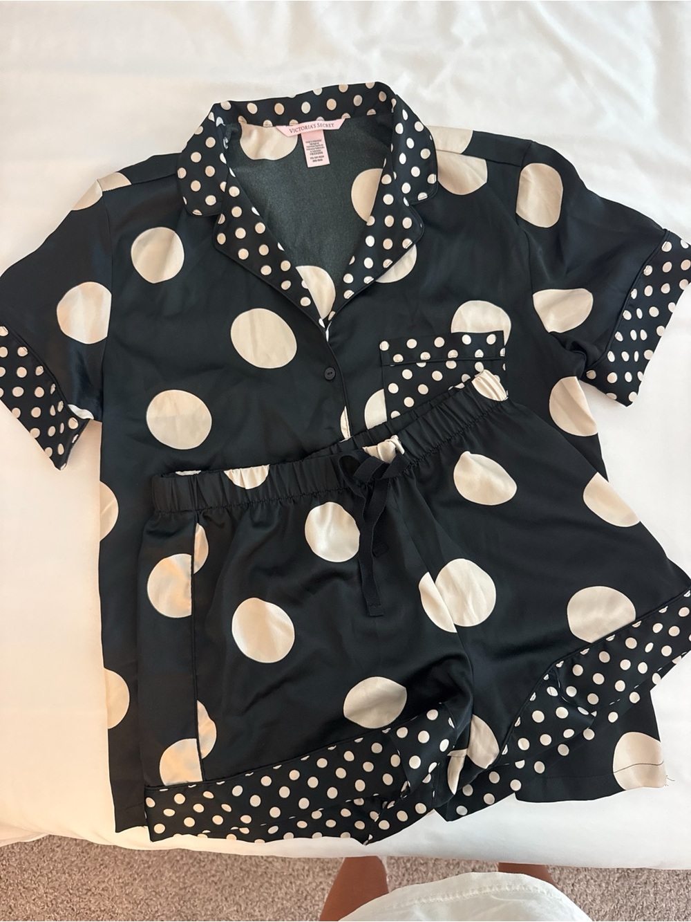 Victoria's Women's Secret Glazed Satin Short Pajama Set - SIZE XS